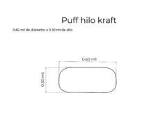 Puff Tulum - Muebles Tiempo