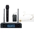 Microfono Inalambrico Ross Mu626 Doble Mano