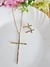 Conjunto Crucifixo Dourado na internet