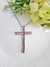 Colar Prata Crucifixo Zircônia Baguete - Lojas Izabela Reis