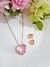 Conjunto Dourado Coração Zircônia - loja online