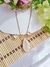 Conjunto Gota pedra Fusion Dourado - comprar online