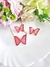 Conjunto borboleta Zircônia Dourado G
