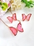 Conjunto borboleta Zircônia Dourado G - comprar online