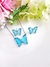 Conjunto borboleta Zircônia Prata P - comprar online