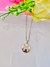 Colar inicial medalha prata - comprar online