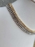 Chocker folheada strass duplo - loja online