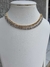 Chocker folheada strass duplo - Lojas Izabela Reis