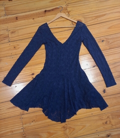 VESTIDO AZUL FREE PEOPLE M - comprar online