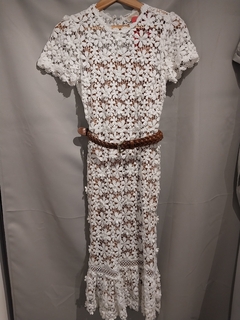 VESTIDO BLANCO BRODERIE MICHAEL KORS S