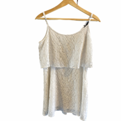 VESTIDO BLANCO BRODERIE ABERCROMBIE S