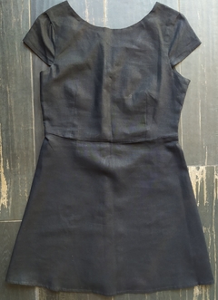 VESTIDO NEGRO LINO PAULA CAHEN DANVERS 3