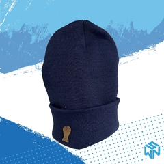 SWN - Gorro lana con pin Copa del Mundo - Azul marino