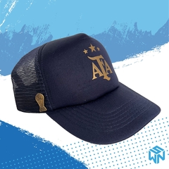 SWN - Gorra AFA con pin Copa del Mundo - Azul marino