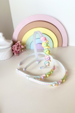 Tiara encanto de algodão - doce - comprar online