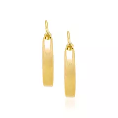 Aro argolla laminado en oro 18k.
