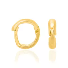 Aro argolla laminado en oro 18k. - comprar online