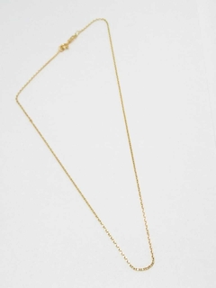 Cadena gargantilla de 42 cm laminada en oro 18k. - comprar online