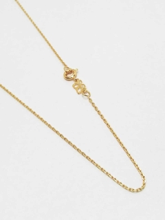 Cadena gargantilla de 42 cm laminada en oro 18k.