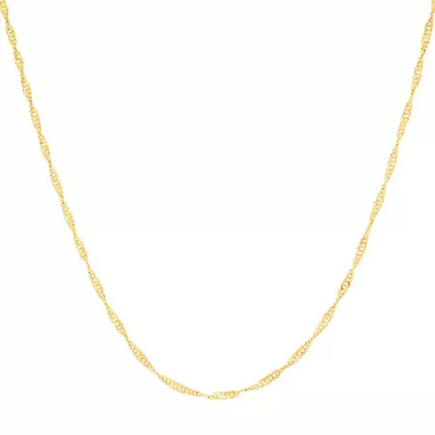 Cadena laminada en oro 18k.