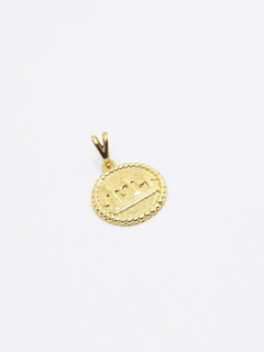 Dije sagrada familia laminado en oro 18k- Romminox