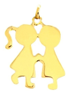 Dije parejita laminado en oro 18k - Romminox