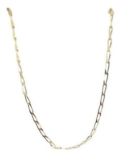 Conjunto cadena y pulsera laminado oro 18k - Romminox - comprar online