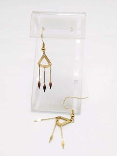 Aro colgante laminado en oro 18k. - comprar online