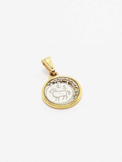 Dijes con signo del zodiaco laminados en oro 18k- Romminox en internet