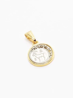 Dijes con signo del zodiaco laminados en oro 18k- Romminox - Rommanel