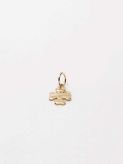 Dije trébol de la suerte laminado en oro 18k- Romminox
