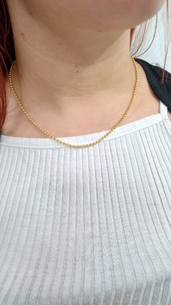 Cadena de Bolitas laminada oro 18k - Romminox en internet