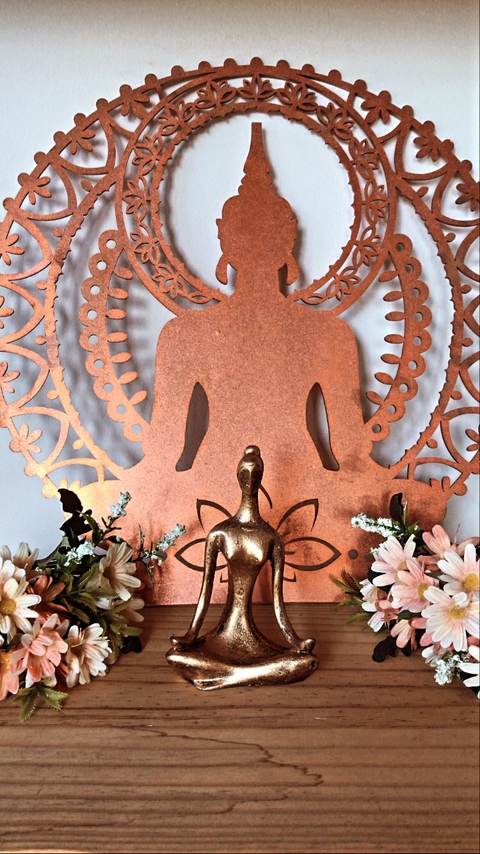 ✨Estátua meditando✨