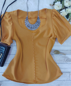 Blusa Social com pérolas - comprar online