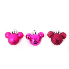 Kit com 10 bolinhas de Natal ornamento Mickey Minnie bolinhas bolas - comprar online