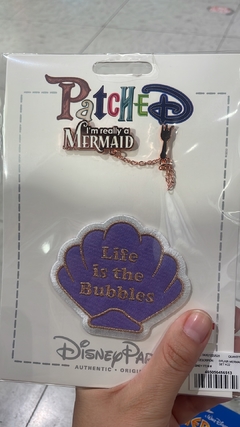 Kit pin broche e patchwork Ariel A pequena sereia Princesa
