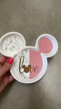 Porta joia biju treco Mickey Minnie Disney