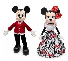 Mickey e Minnie Valentines Day edição limitada colecionador Doll - Fortuni