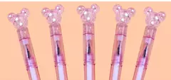 Caneta Mickey Minnie preta gel ponta fina - Fortuni