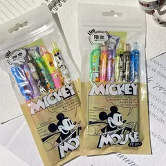 Kit 6 canetas Disney Mickey Minnie Donald Pateta Pluto Tico e Teco Duffy - comprar online