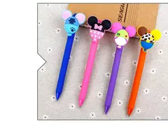Kit 10 canetas Disney Mickey Minnie Donald Margarida Pooh Stitch Mike Sulley Woody Buzz Lightyear na internet