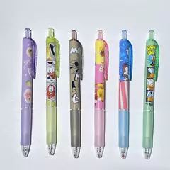 Kit 6 canetas Disney Mickey Minnie Donald Pateta Pluto Tico e Teco Duffy - loja online