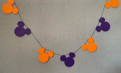 Varal Mickey Halloween decoração Disney