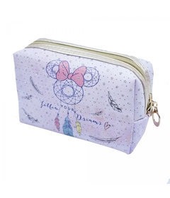 Necessaire Minnie tecido filtro dos sonhos