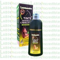 SHAMPOO GINSENG & CABALLADA TINTE CASTAÑO MEDIO 450ml