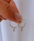 Argollitas Con Bolitas Y Dije Cubic Cristal en internet
