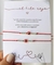 Tarjeta Hilo Rojo