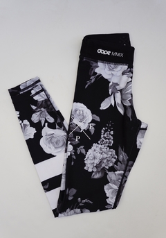 Calza Dope Flores negra en internet