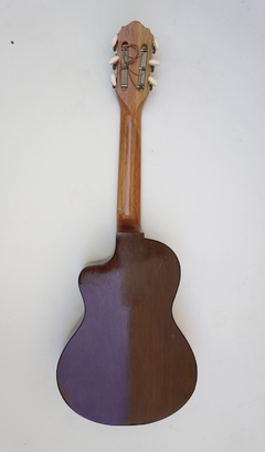 Guitarra Viajera intervenida con funda en internet
