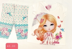 Conjunto infantil da personagem Jolie com blusinha  e legging - comprar online